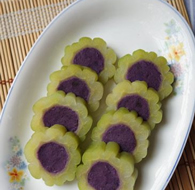 苦瓜紫薯圈
