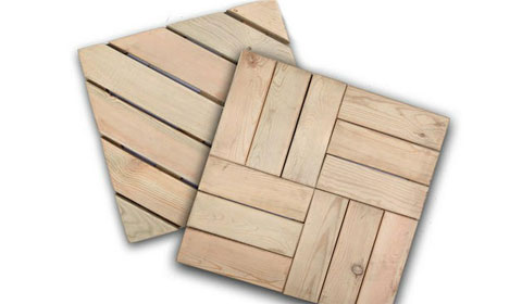 
百尊板材樟子松防腐木拼花地板